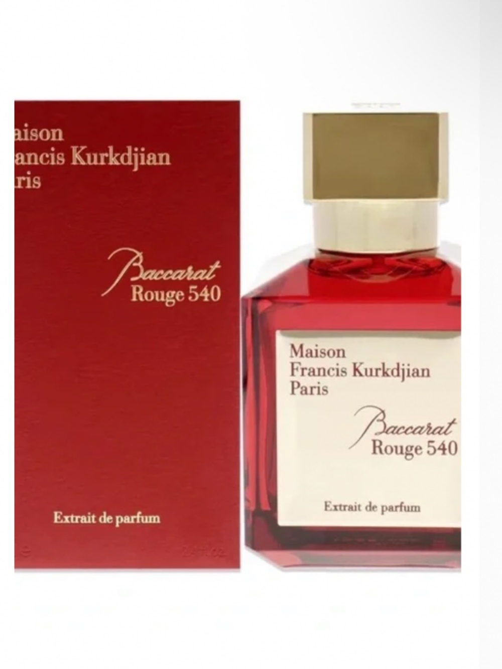 Maison Francis Kurkdjian Baccarat Rouge 540 Extrait 70ml new in packaging